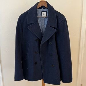 Men’s navy pea coat